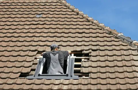 Pose de velux - Ambernac